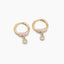 Blue Lotus Earrings